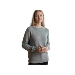 APPLESEEDS PETITES SAGE GREEN & WHITE CREWNECK SWEATER SZ.PS EUC .